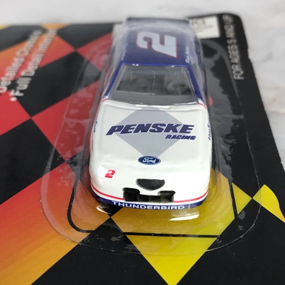 Race Day Rusty Wallace 2 Penske Diecast Toy Race Car Limited Edition 90s Vintage - Picture 6 of 6